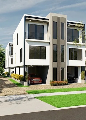 Property Thumbnail showing front view of a modern house