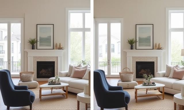 Case study snapshot showing before and after photography